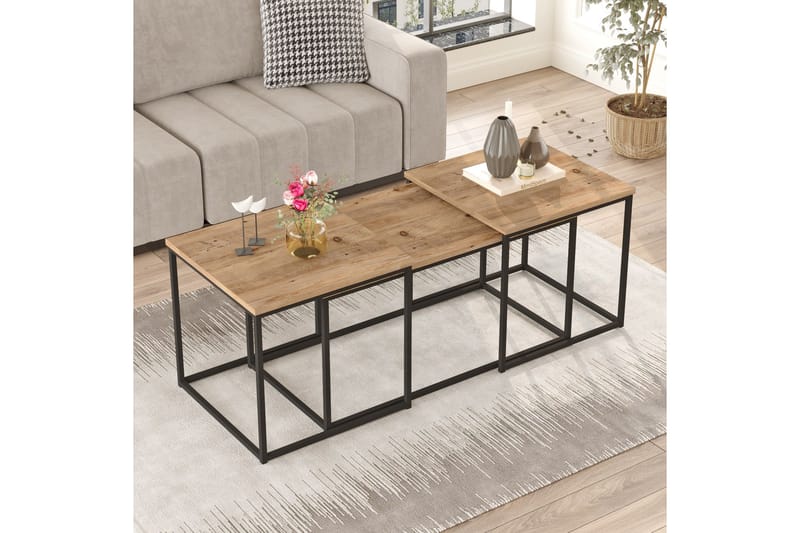 Soffbord Kenkichi 50x50 cm Mörkblå - Hanah Home - Möbler - Bord & matgrupp - Soffbord