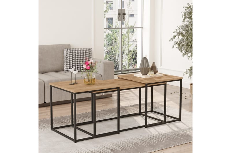 Soffbord Kenkichi 50x50 cm Mörkblå - Hanah Home - Möbler - Bord & matgrupp - Soffbord