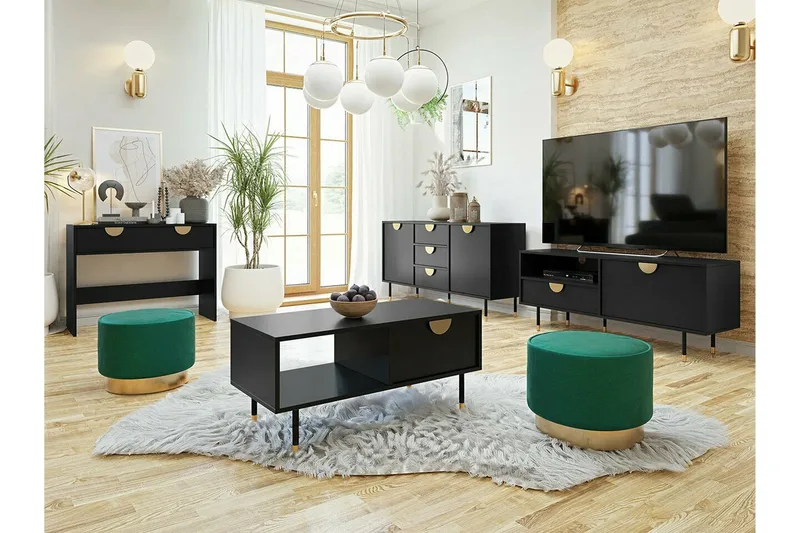 Kintore Soffbord 45 cm - Svart - Möbler - Bord & matgrupp - Soffbord