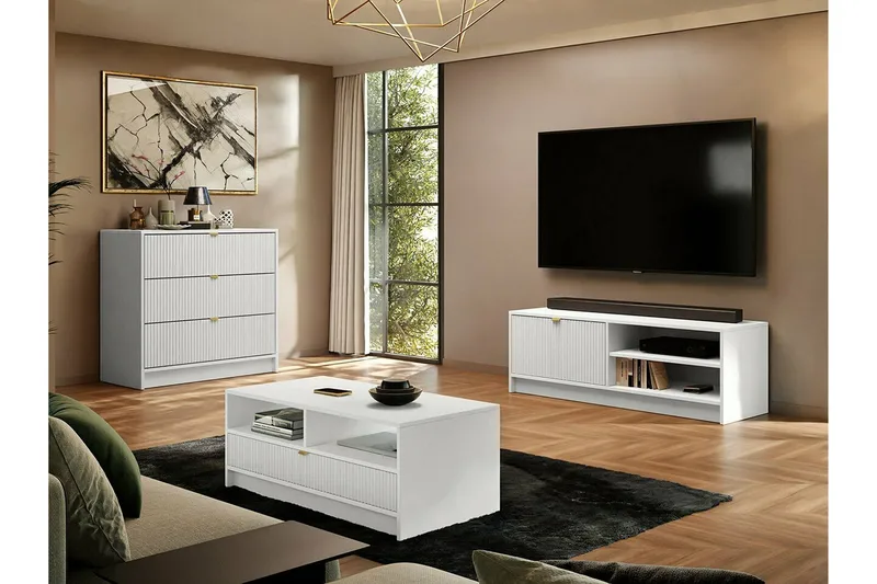 Kintore Soffbord 50 cm - Vit - Möbler - Bord & matgrupp - Soffbord