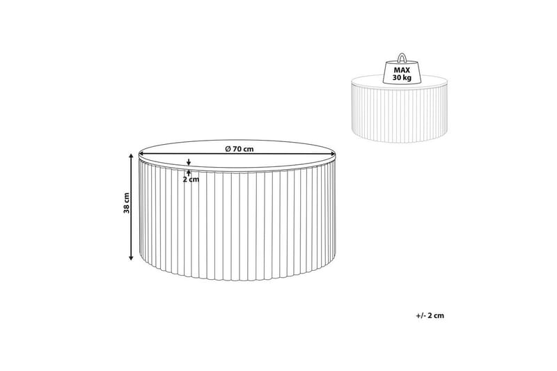 Soffbord Kirkwood Svart - Svart - Möbler - Bord & matgrupp - Soffbord