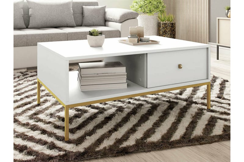 Klinkerville Soffbord 68,1 cm - Vit - Möbler - Bord & matgrupp - Soffbord