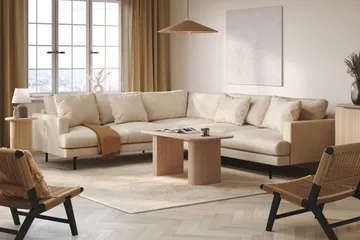 Kopparbo Soffbord 120 cm Vitlaserad Ek - Möbler - Bord & matgrupp - Soffbord