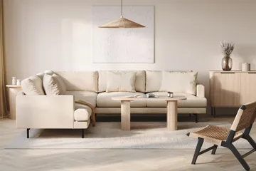 Kopparbo Soffbord 120 cm Vitlaserad Ek - Möbler - Bord & matgrupp - Soffbord