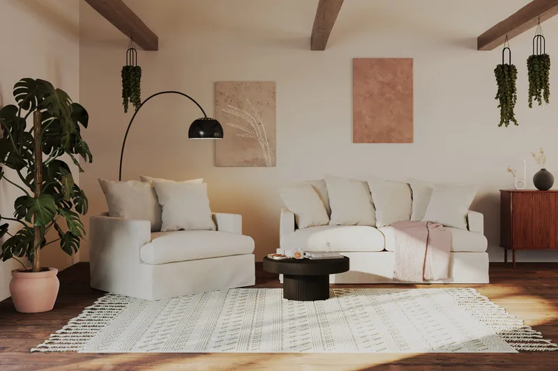 Kopparbo Soffbord 75 cm Runt Svart - Svart trä - Möbler - Bord & matgrupp - Soffbord