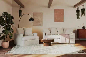 Kopparbo Soffbord 75 cm Runt Valnöt - Mörkbrunt valnötsträ - Möbler - Bord & matgrupp - Soffbord