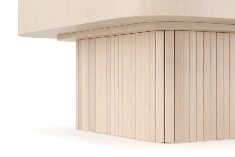 Kopparbo Soffbord 80 cm - Ljust vitlaserat ekträ - Möbler - Bord & matgrupp - Soffbord