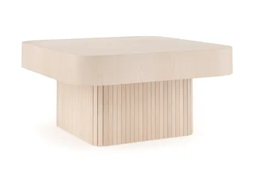 Kopparbo Soffbord 80 cm - Ljust vitlaserat ekträ - Möbler - Bord & matgrupp - Soffbord