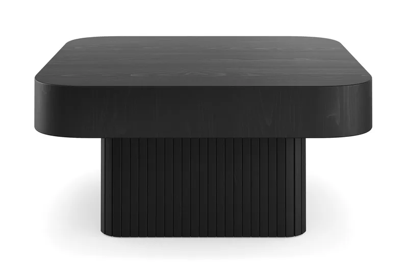 Kopparbo Soffbord 80 cm Svart, Svart trä