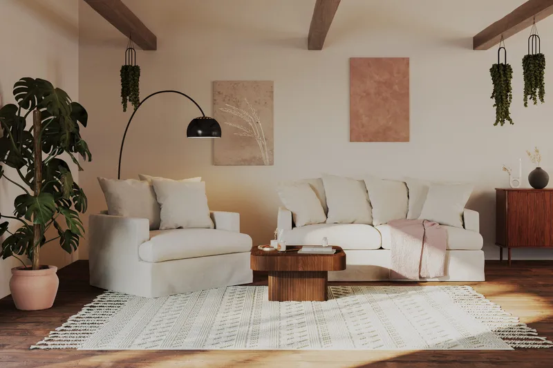 Kopparbo soffbord 80 cm Valnöt - Mörkbrunt valnötsträ - Möbler - Bord & matgrupp - Soffbord