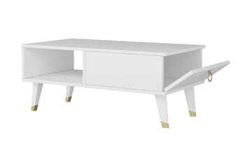 Koruco Soffbord 90x42,4x90 cm - Vit - Möbler - Bord & matgrupp - Soffbord