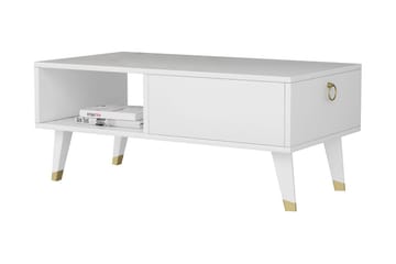 Koruco Soffbord 90x42,4x90 cm - Vit - Möbler - Bord & matgrupp - Soffbord
