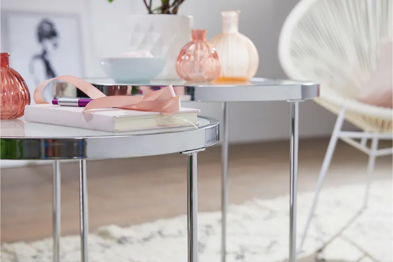 Krecker Satsbord 50 cm - Vit - Möbler - Bord & matgrupp - Soffbord