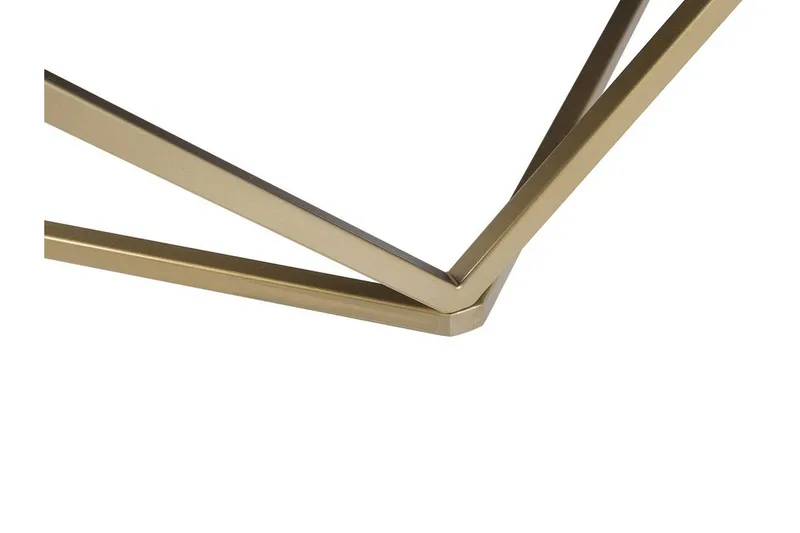 Kubsch Soffbord Svart Marmormönster - Svart - Möbler - Bord & matgrupp - Soffbord