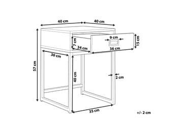 Largona Soffbord 40 cm - Svart - Möbler - Bord & matgrupp - Soffbord