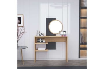 Laxman Sminkbord 96 cm - Blå/Antracit - Möbler - Bord & matgrupp - Sminkbord & toalettbord - Sminkbord med spegel