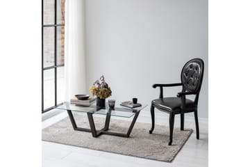 Soffbord Liepene 105x65 cm Svart - Hanah Home - Möbler - Bord & matgrupp - Soffbord