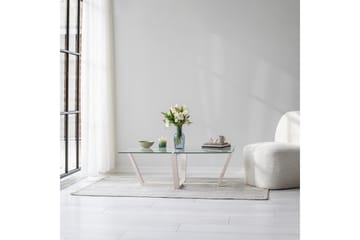 Soffbord Liepene 105x65 cm Vit - Hanah Home - Möbler - Bord & matgrupp - Soffbord