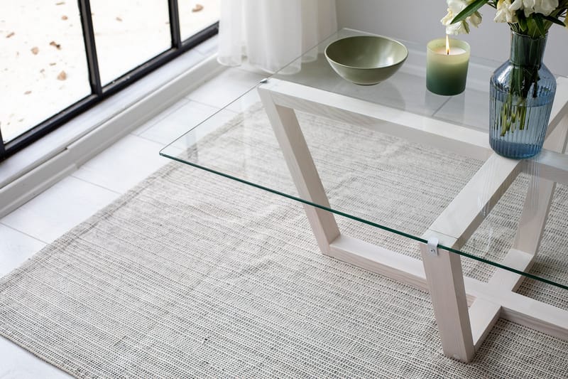 Soffbord Liepene 105x65 cm Vit - Hanah Home - Möbler - Bord & matgrupp - Soffbord