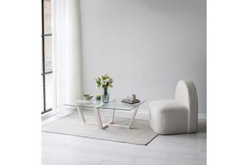 Liepene Soffbord 105x65 cm Vit - Hanah Home - Möbler - Bord & matgrupp - Soffbord