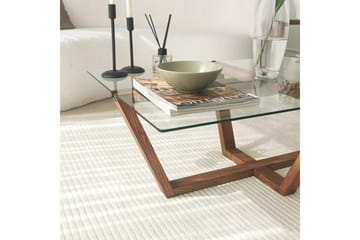 Liepene Soffbord 105x35x105 cm - Brun - Möbler - Bord & matgrupp - Soffbord