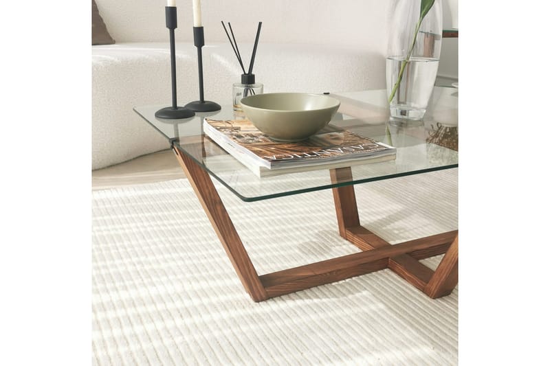 Liepene Soffbord 105x35x105 cm - Brun - Möbler - Bord & matgrupp - Soffbord