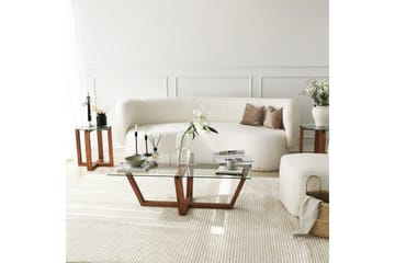 Liepene Soffbord 105x35x105 cm - Brun - Möbler - Bord & matgrupp - Soffbord