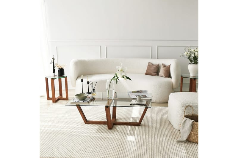 Liepene Soffbord 105x35x105 cm - Brun - Möbler - Bord & matgrupp - Soffbord - Soffbord med förvaring