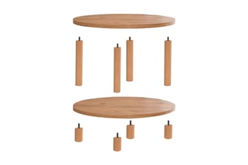 Lofita Soffbord 70x43,7x70 cm Runt - Grön - Möbler - Bord & matgrupp - Soffbord