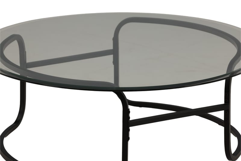 Lomma Soffbord 110 cm Runt - Svart - Möbler - Bord & matgrupp - Soffbord