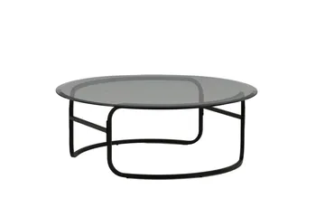 Lomma Soffbord 110 cm Runt - Svart - Möbler - Bord & matgrupp - Soffbord