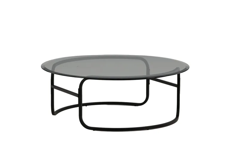 Lomma Soffbord 110 cm Runt - Svart - Möbler - Bord & matgrupp - Soffbord