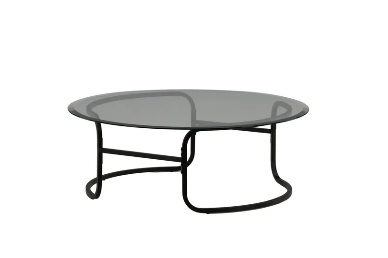 Lomma Soffbord 110 cm Runt - Svart - Möbler - Bord & matgrupp - Soffbord