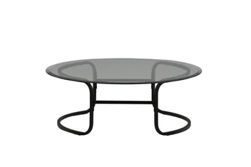 Lomma Soffbord 110 cm Runt - Svart - Möbler - Bord & matgrupp - Soffbord