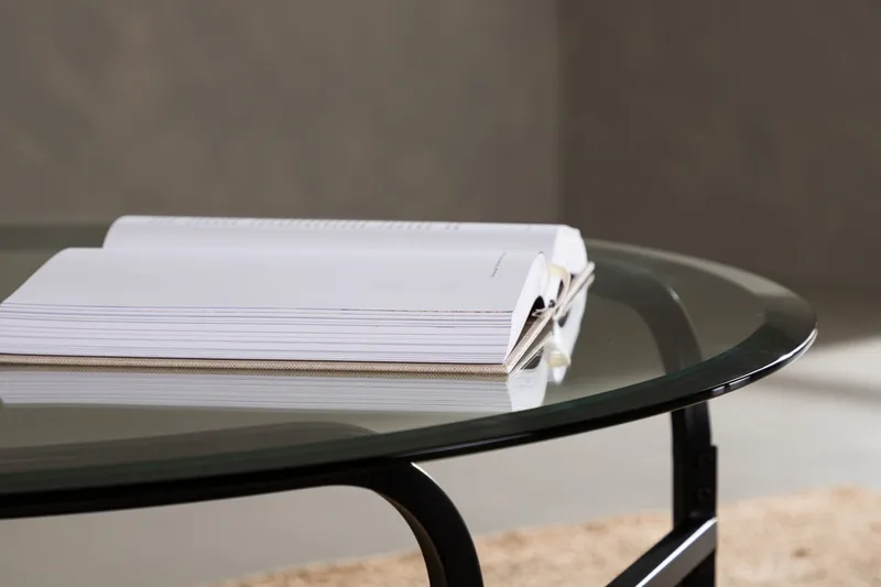 Lomma Soffbord 110 cm Runt - Svart - Möbler - Bord & matgrupp - Soffbord