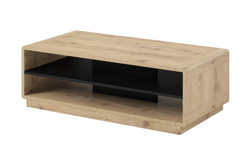 Louetta Soffbord 120 cm - Brun/Svart - Möbler - Bord & matgrupp - Soffbord - Soffbord med förvaring