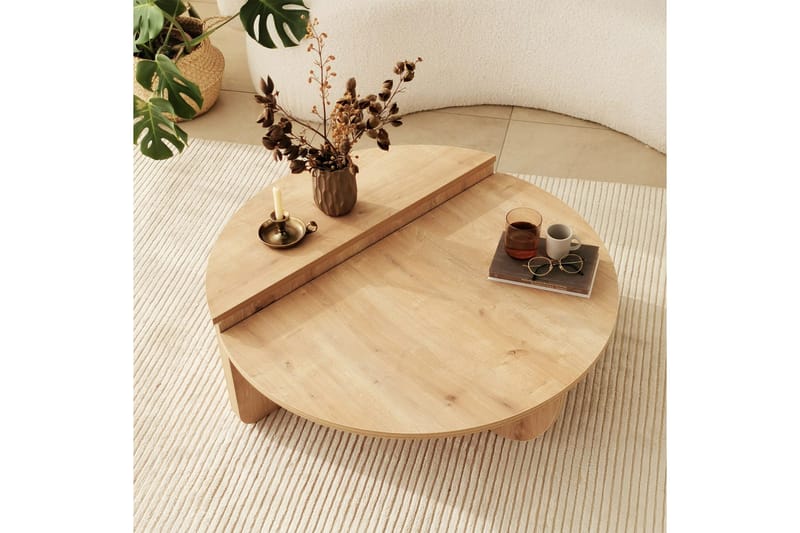 Louvrall Soffbord 90 cm - Ek - Möbler - Bord & matgrupp - Soffbord