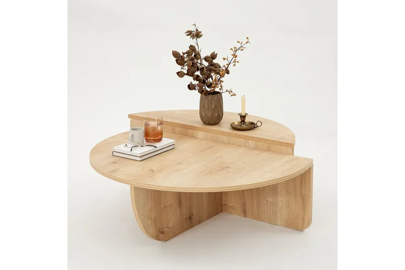 Louvrall Soffbord 90 cm - Ek - Möbler - Bord & matgrupp - Soffbord