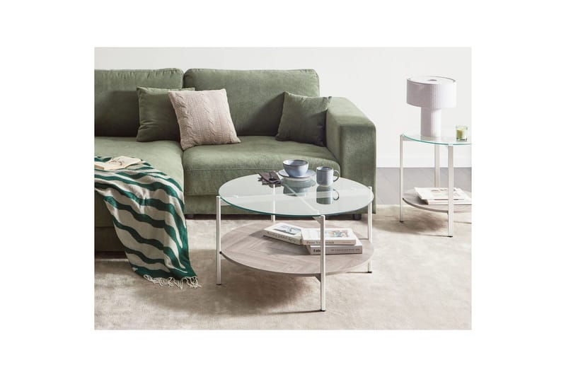 Soffbord Lovell Silver/ljust trä - Silver/ljust trä - Möbler - Bord & matgrupp - Soffbord