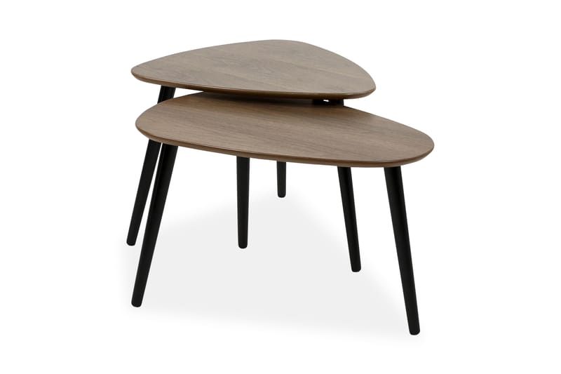 Soffbord Lovitz 62 cm Ovalt 2 Bord - Soffbord
