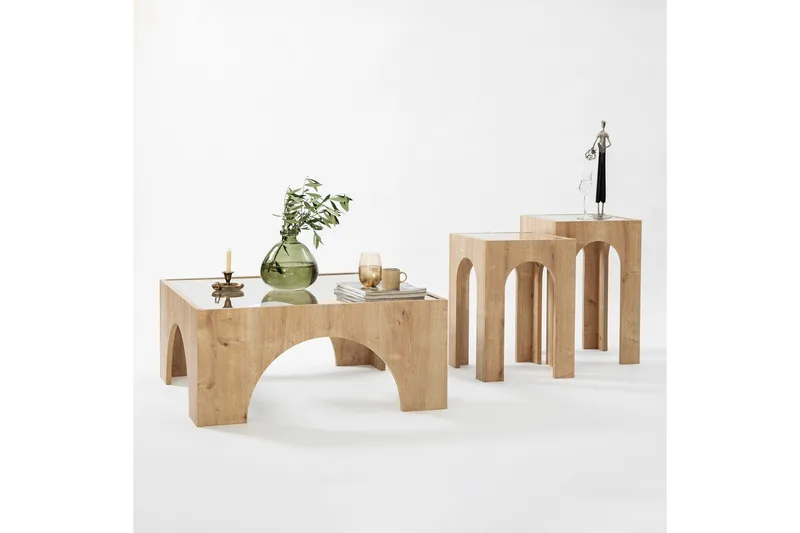 Lowan Soffbord 80 cm - Ek - Möbler - Bord & matgrupp - Soffbord