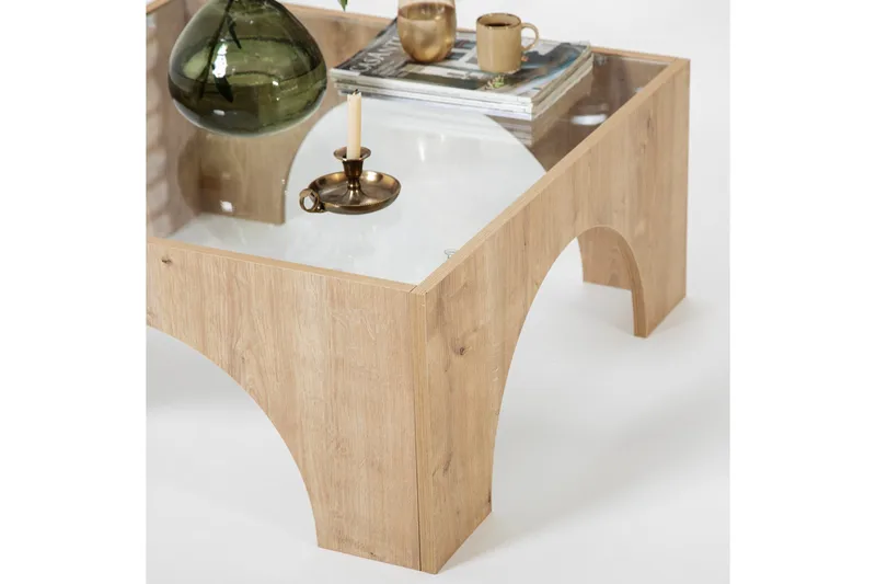 Lowan Soffbord 80 cm - Ek - Möbler - Bord & matgrupp - Soffbord