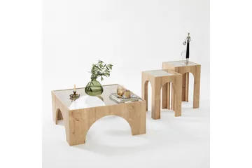 Lowan Soffbord 80 cm - Ek - Möbler - Bord & matgrupp - Soffbord