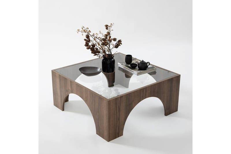Lowan Soffbord 80 cm - Mörkbrun - Möbler - Bord & matgrupp - Soffbord