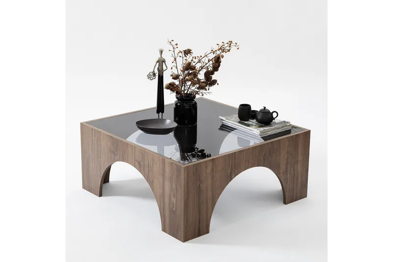 Lowan Soffbord 80 cm - Valnöt - Möbler - Bord & matgrupp - Soffbord