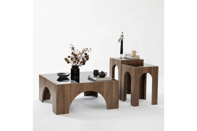 Lowan Soffbord 80 cm - Valnöt - Möbler - Bord & matgrupp - Soffbord