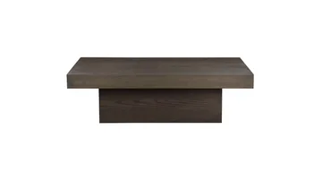 Soffbord Lunvik 130x70 cm - Brunlackad och vitpigmenterad finish - Möbler - Bord & matgrupp - Soffbord