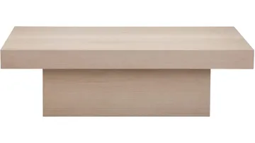 Soffbord Lunvik 130x70 cm - Vitpigmenterat - Möbler - Bord & matgrupp - Soffbord