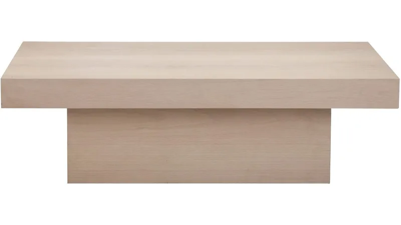 Soffbord Lunvik 130x70 cm - Vitpigmenterat - Möbler - Bord & matgrupp - Soffbord