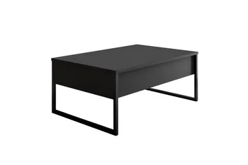 Luxe Soffbord 90x40 cm Svart - Hanah Home - Möbler - Bord & matgrupp - Soffbord